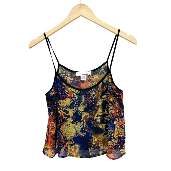 Sans Souci Tops - SANS SOUCI Cropped Tank Top Printed